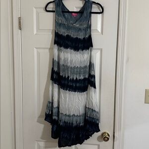 Southern Breeze Tye Dye dress boho maxi dress size os sleeveless dress